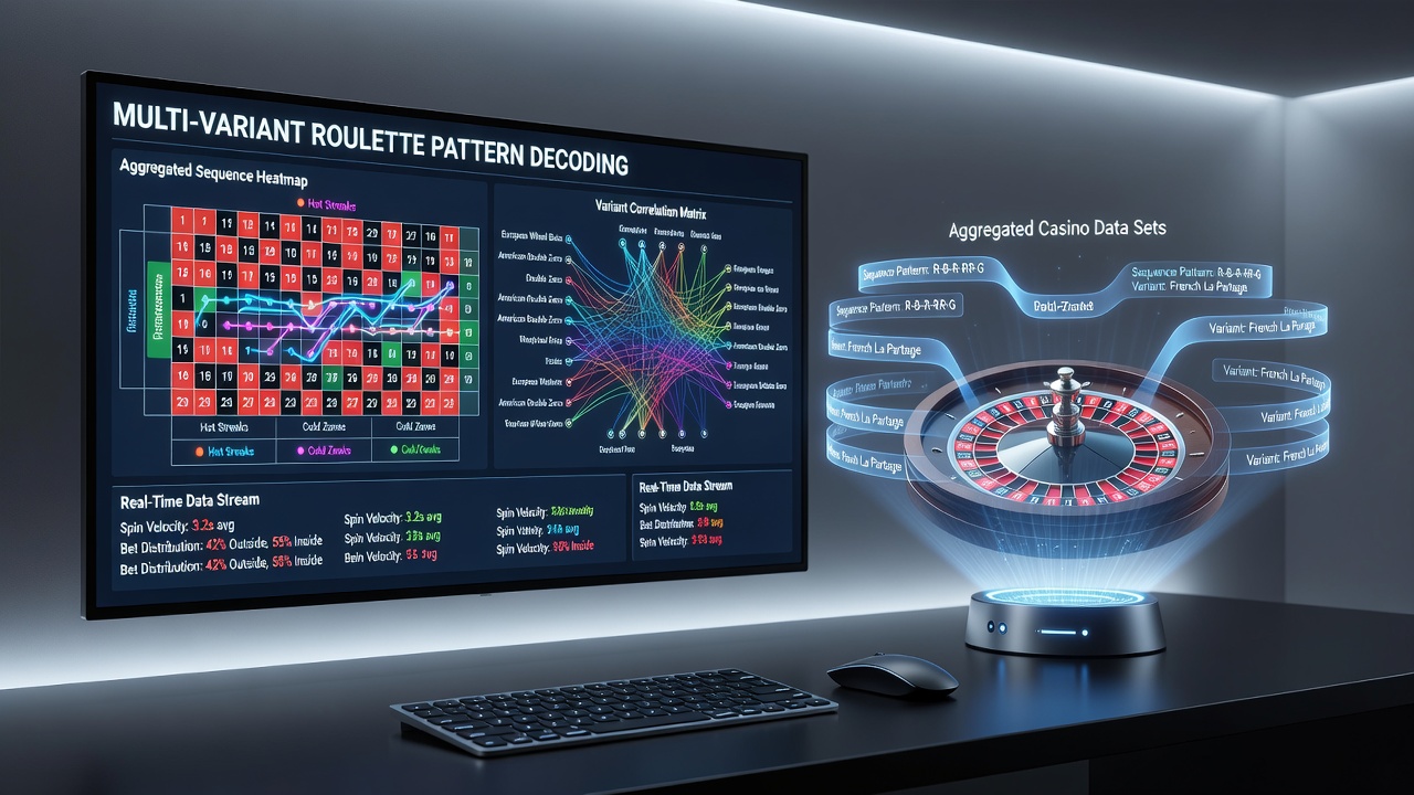 Statistical analysis charts comparing sequence distributions in multi-variant roulette data